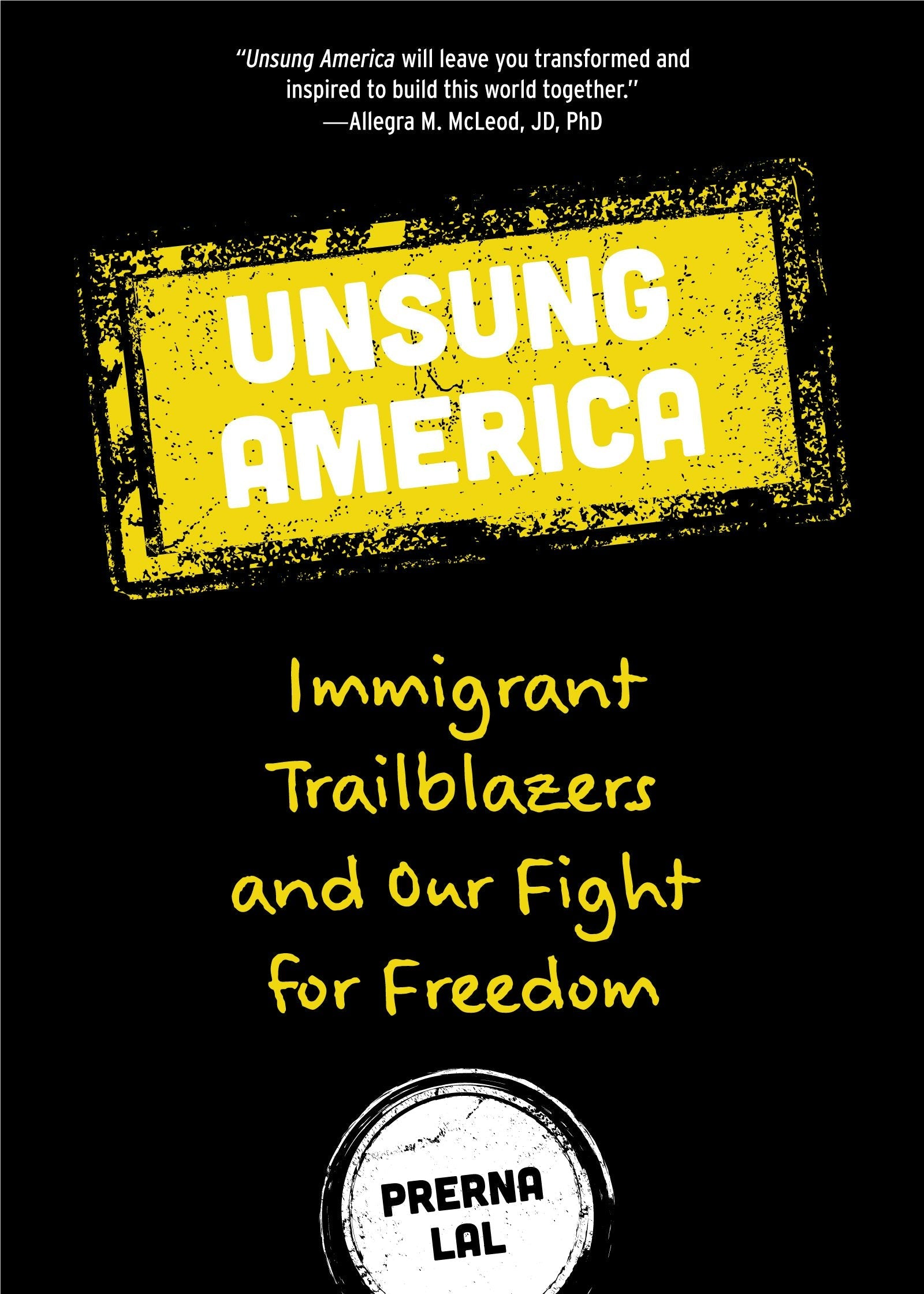 Book cover image for Unsung America ISBN: 9781642501124